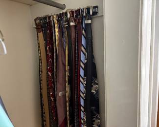Loads of silk ties