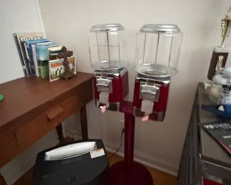 Vintage gumball machines