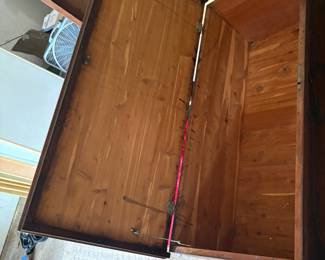 Storage chest open