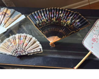 Lot 73: Assorted Decorative Hand Fans
