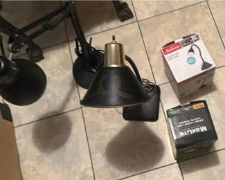 Lot 64: Desk Lamps Including Sunbeam and MaxLite Models