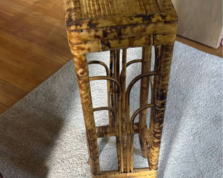 Lot 77: Bamboo Pedestal Stand