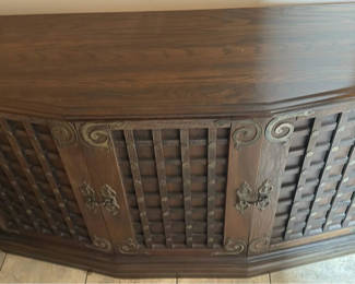 Lot 28: Carved Wooden Cabinet