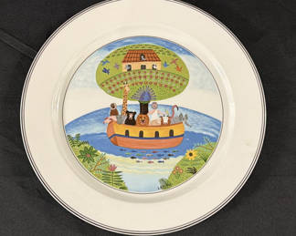 Lot 215: Villeroy & Boch Design Naif Porcelain Plate