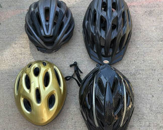 Lot 11: Assorted bicycle helmets