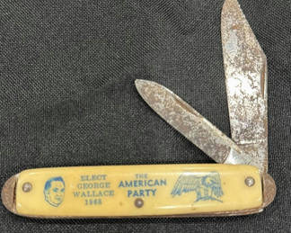 Lot 22: 1968 American Party Campaign Pocket Knife