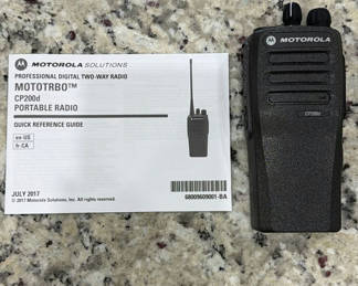 Lot 223: Motorola CP200d Portable Radio