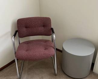 RED CHAIR WITH ARMS: $35