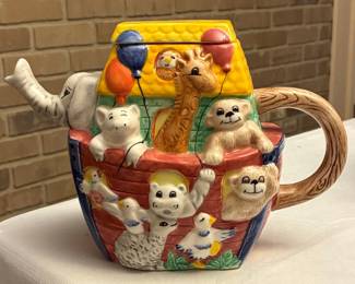 Noah's Ark Ceramic Teapot by Flowers, Inc. Balloons