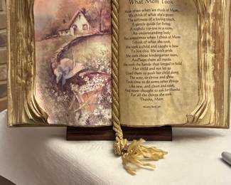 Judith Bond "Books of Love" "What Mom Took" Decorative Book Art