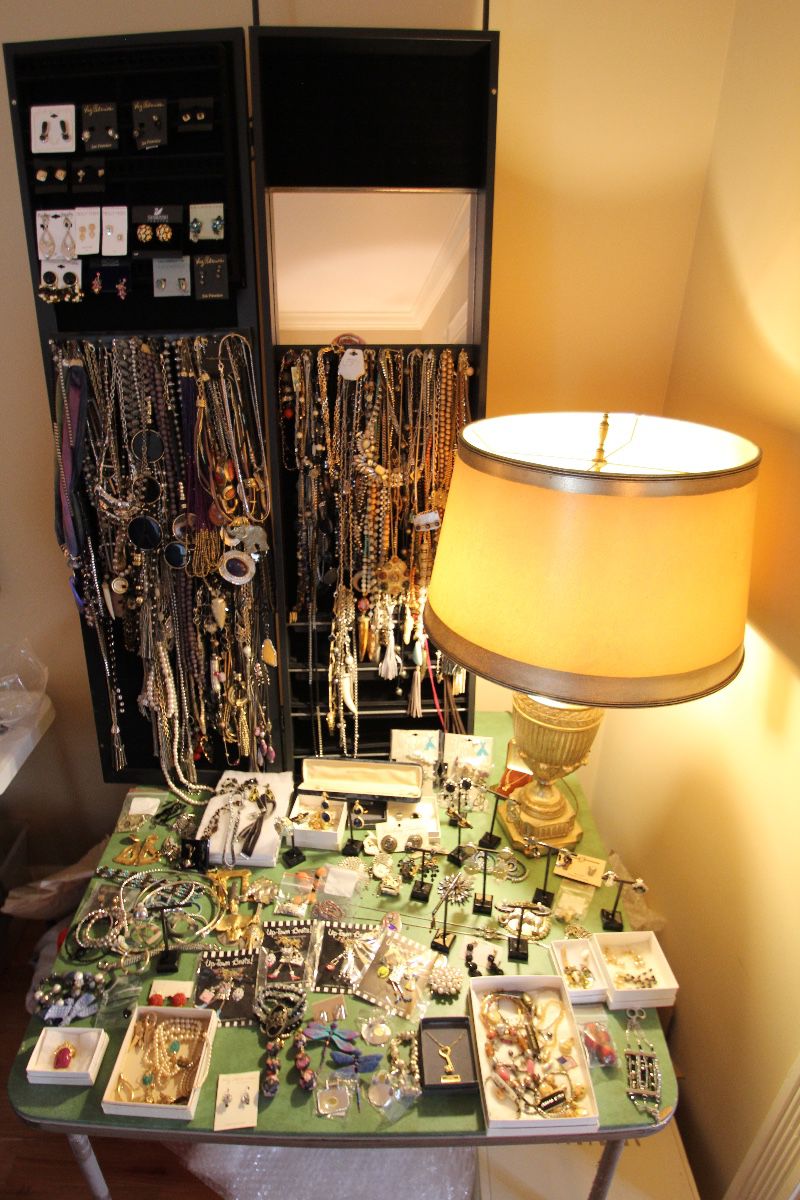 Plenty of costume jewelry pieces