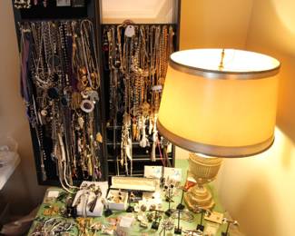 Plenty of costume jewelry pieces