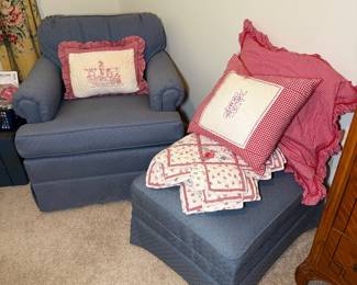 Vanguard Side Chair and Ottoman
