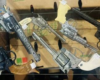 Toy Cap Guns - Vtg 1950's and Up