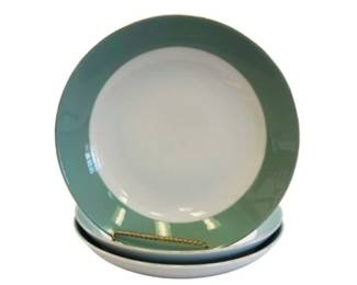 Porcelain Soup Bowls (3) - Signed Sone - Made In Japan