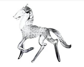 Hand Blown Glass Miniature Horse