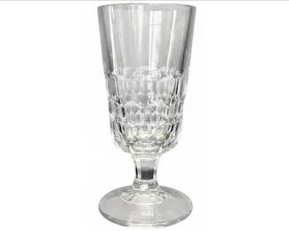 Early American Pressed Glass Honeycomb Pattern Pedestal Celery Vase/Spooner