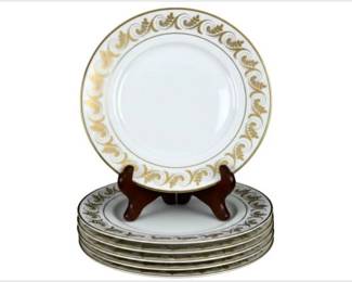 Richard Ginori Italian Porcelain Plates - Made In Italy - Luncheon Plates