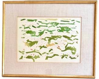 Original Watercolor - Mediterranean 1964, Artist: Carl Ritter
