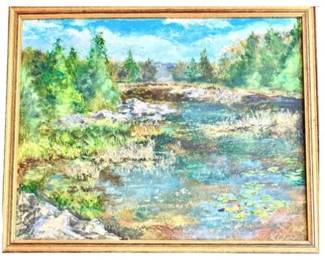 Original Painting By Robert Johnson- Signed, 2003