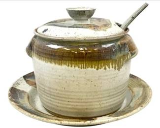 Stoneware Soup Tureen & Ladle