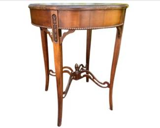 Adams Style Accent Table With Intricate Detailing Throughout