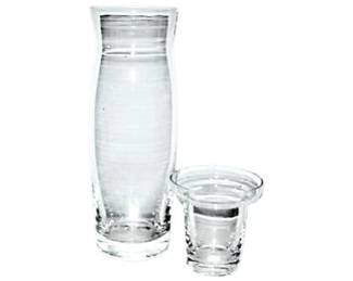 PartyLite Naturally Modern Votive Holder - 9.75 Tall - With Box
