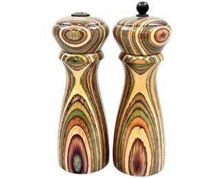 Mr. Dudley Multicolored Wood Salt & Pepper Grinder Set