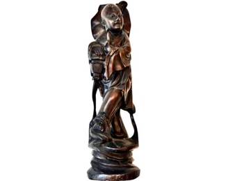 Hand Carved Asian Figure