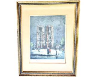 Hand Signed Print - Signed & Titled By Artist, Grey