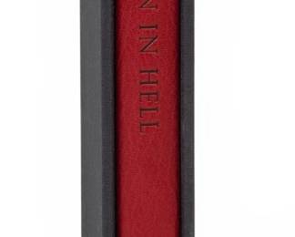 Lot 1054 Robert Mapplethorpe (American, 1946-1989) by Arthur Rimbaud, Eight Photogravures in Bound Book 1986, 'A Season in Hell', H 12" W 8"