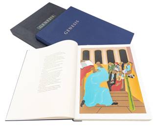 Lot 1034 Jacob Lawrence (American, 1917-2000) Eight Color Screenprints on Whatman Print Matt Paper 1989-90, 'The First Book of Moses Called Genesis', H 19.5" W