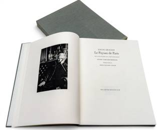 Lot 1058 Henri Cartier-Bresson (French, 1908-2004) Text by Louis Aragon Seven Original Lithographs and a Photogravure 1994, 'Le Paysan De Paris', H 16.5" W 12.