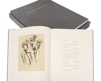 Lot 1046 Willem De Kooning (American/Dutch, 1904-1997) Poems by Frank O'Hara 17 Lithographic Reproductions, on Magnani Paper 1988, 'Poems', H 21.75" W 17.4"
