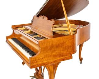Lot 84 Baldwin Piano Company (American, Est. 1873) Walnut Case Model M Grand Piano 1964, SN: 16492
