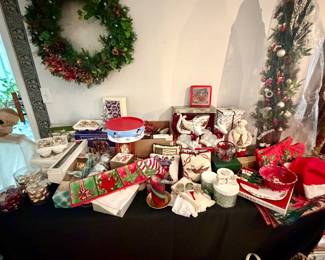 Holiday decor and craft supplies 