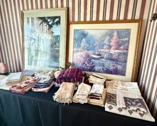 Linens and art