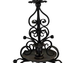 iron candle holder