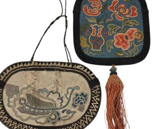 Chinese embroidered purses