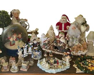 Massive Vintage  Modern Christmas Decor Estate Lot
