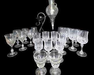 Vintage Wine Aerator Dispenser  Vintage Glassware Lot