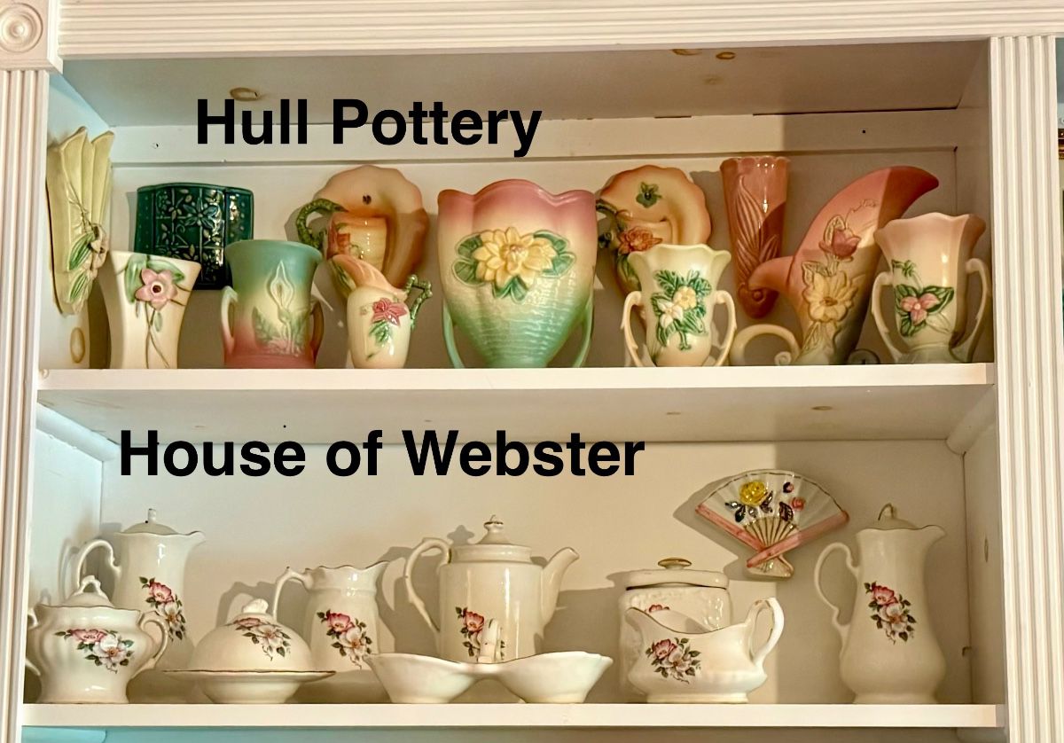 Vintage Hull Pottery & House of Webster