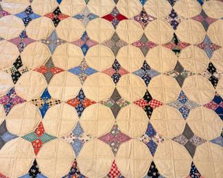Antique Handmade Quilt Full Size