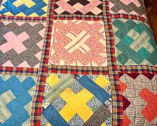 Vintage Handmade Quilt Full Size