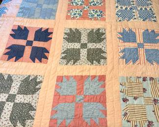 Vintage Handmade Quilt Full Size