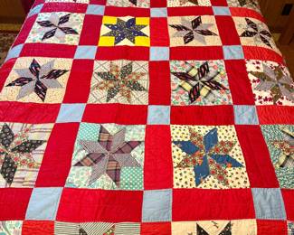 Vintage Handmade Quilt Full Size