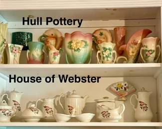 Vintage Hull Pottery & House of Webster
