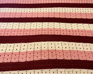 Vintage Hand-Crocheted Afghan