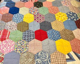 Vintage Handmade Quilt Full Size
