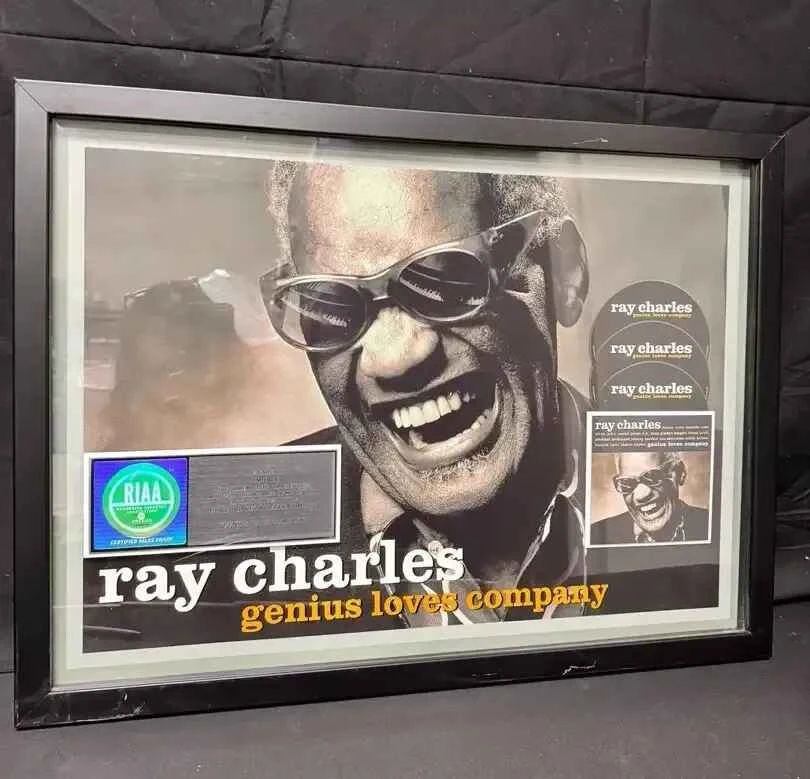 14CT620VRay Charles RIAA Multi Platinum Award